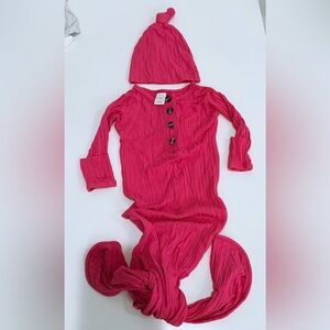Lou Lou & Company Knotted Gown and matching knot hat